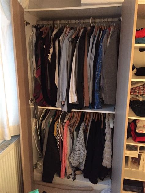 4.5 out of 5 stars 196 customer reviews. Ikea PAX double wardrobe with two hanging rails | in Fleet ...