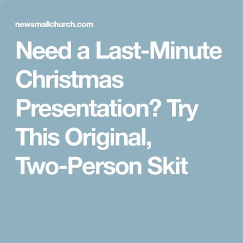 Need A Last Minute Christmas Presentation Try This Original Two