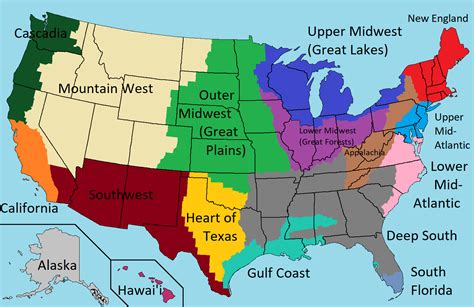 United States Geography Regions