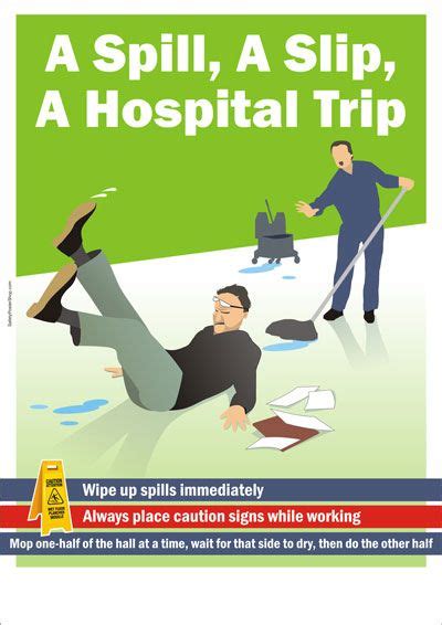 Funny Housekeeping Slip Trip Fall Safety Tips Prevention And Causes