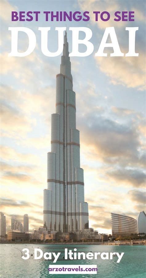 The Burj Tower In Dubai With Text Overlay That Reads How To Spend A