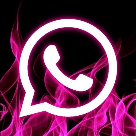 Neon Pink Whatsapp Icon Whatsapp Hintergrundbild Whatsapp Logo