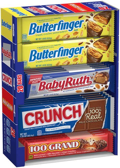 Butterfinger And Co Chocolate Y Candy Bars Bulk Full Size Variety Pack