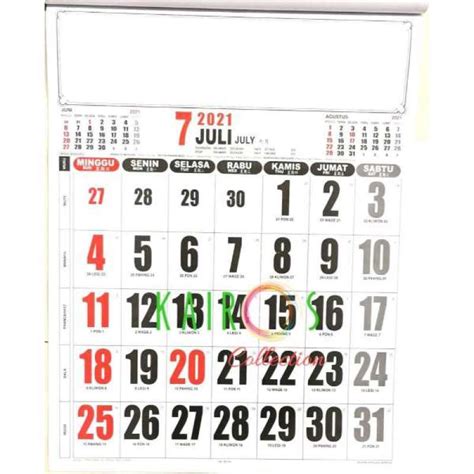 Jual Kalender Dinding Jumbo 2021 Netral Di Seller Kairos Collection