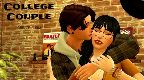Cute College Couple Cc Links Create A Sim Youtube
