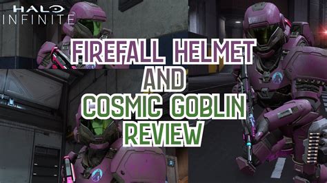 Firefall Helmet Cosmic Goblin Review Halo Infinite Youtube