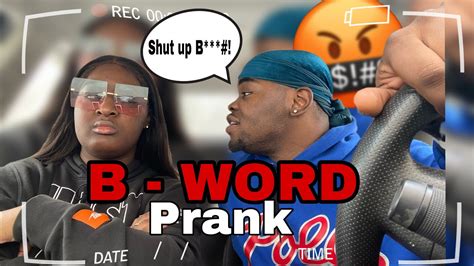 Calling My Girlfriend The “ B Word “ Prank To See Her Reaction Never Again Youtube