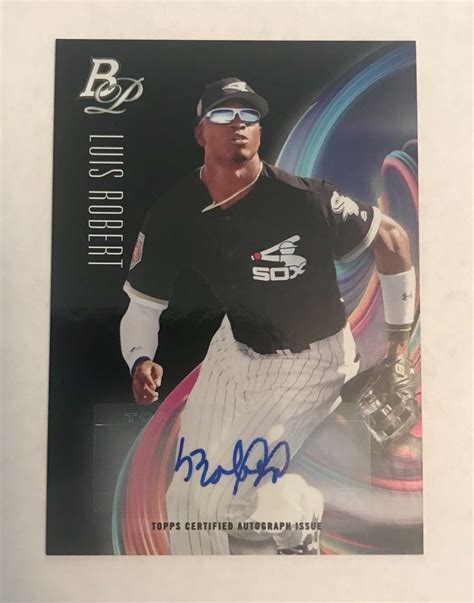 2018 Bowman Platinum Top Prospect Autographs Luis Robert Chicago White