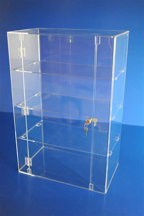 Acrylic Perspex Lockable Display Cabinet 750 X 500 X 300 Etsy