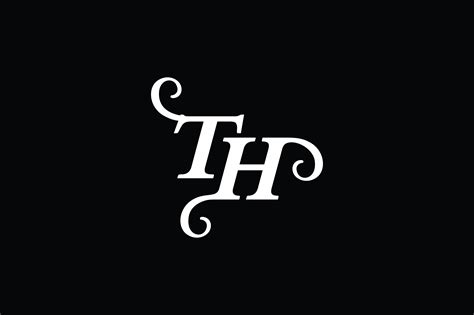 Monogram Th Logo V2 Grafik Von Greenlines Studios · Creative Fabrica