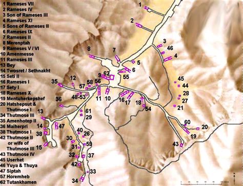 Valley Of Kings Map