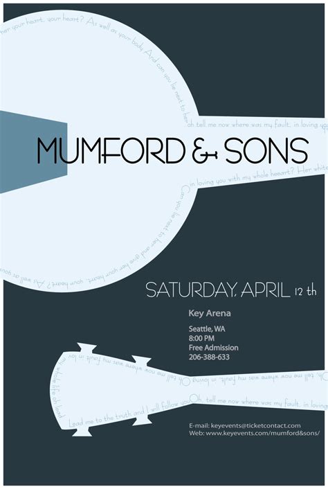 Mumford And Sons Concert Poster Colored By Neonducttape On Deviantart