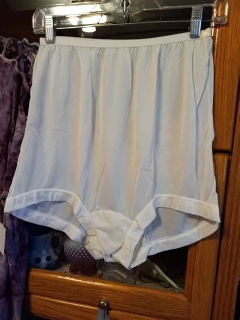 Vintage Granny Panty Nylon Mushroom Panties White Bloomers High