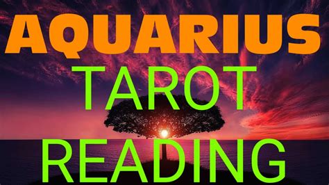 Aquarius Tarot Reading December 4 9 2021 Youtube