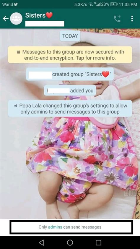How to Create a WhatsApp Group Where Only Admins Can Message.