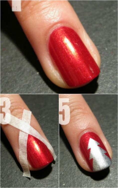 Gradient or ombre nail art diy idea. 16 Creative and Easy DIY Christmas Nail Art Ideas and Tutorials