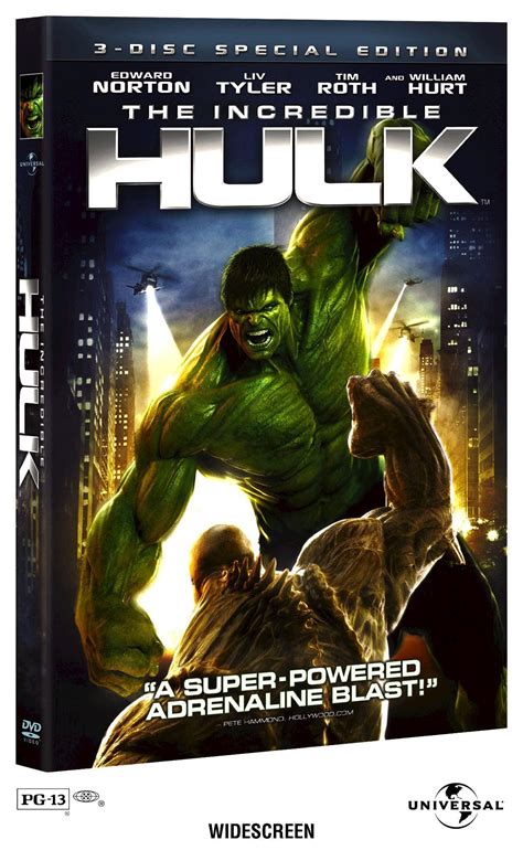 The Incredible Hulk 3 Disc Special Edition 3 Disc Dvd Review