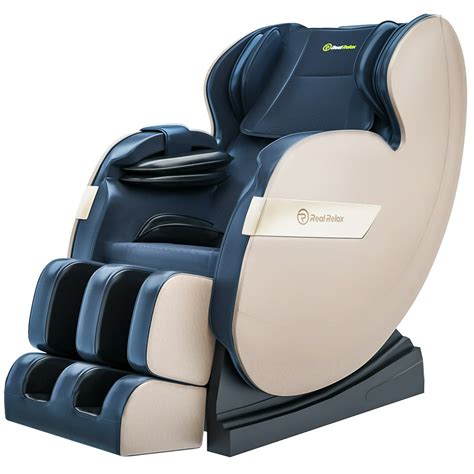 Real Relax 2021 Newest Massage Chair Full Body Zero Gravity Shiatsu Recliner Chair Built In
