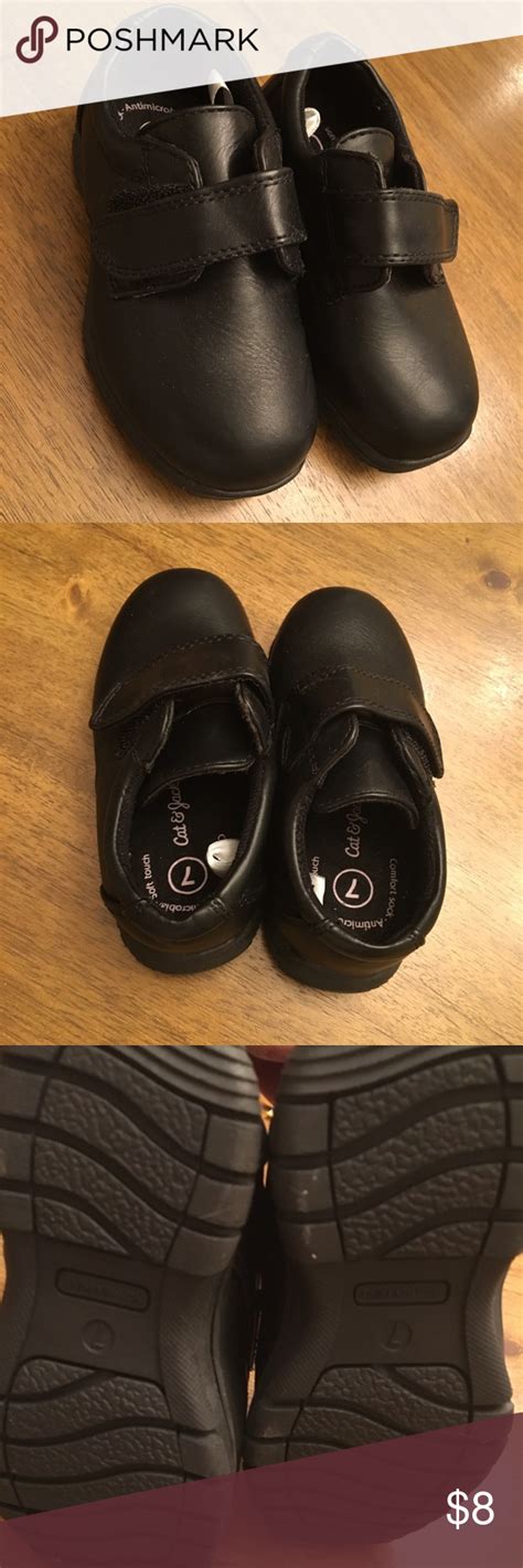 Check spelling or type a new query. 🌟NWOT Cat & Jack Toddler Boys Velcro Leather Shoe ...
