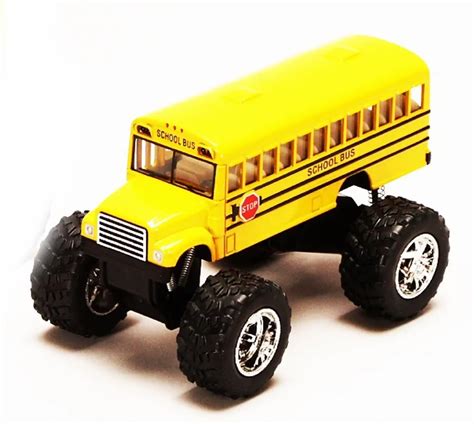 Buy Kinsmart New Kinsfun Display Yellow School Bus 6 Diecast Model