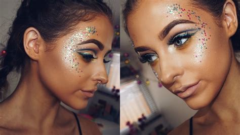 Festival Glitter Makeup Tutorial Mugeek Vidalondon