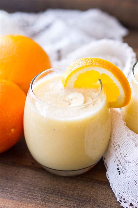 Fresh Orange Smoothie Julies Eats And Treats