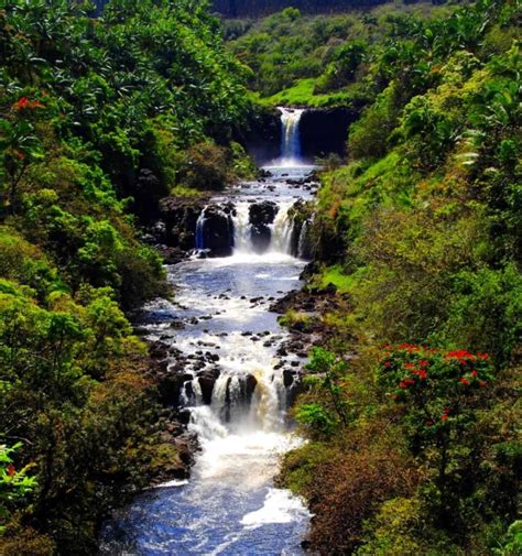5 Favorite Waterfalls On The Big Island Descriptions Map