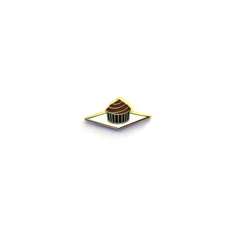 Tiny Cupcake Hard Enamel Pin Board Filler Frost Dragon Designs