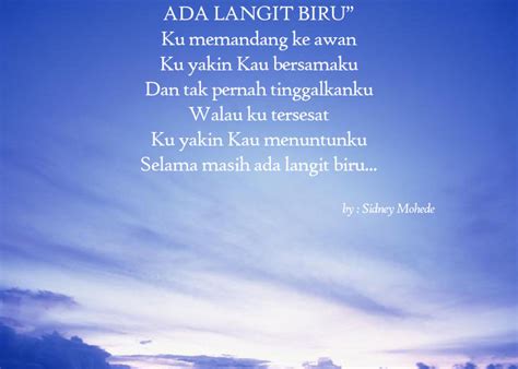 ~Birunya Langit Hari Ini~ - Kisah Motivasi Hidup