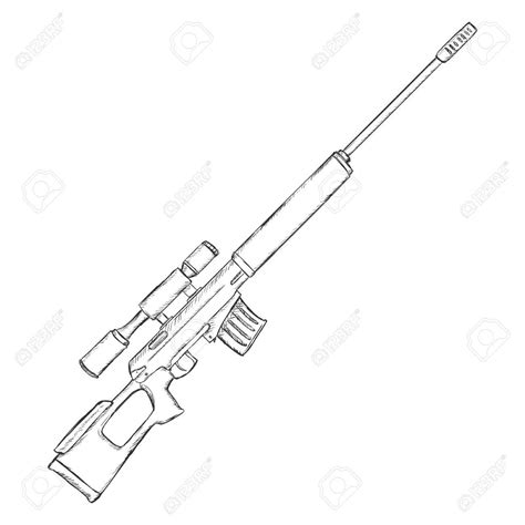 The Best Free Sniper Drawing Images Download From 135 Free Drawings Of