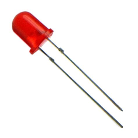 Diodo Led Difuso 5mm Vermelho Eletropeças