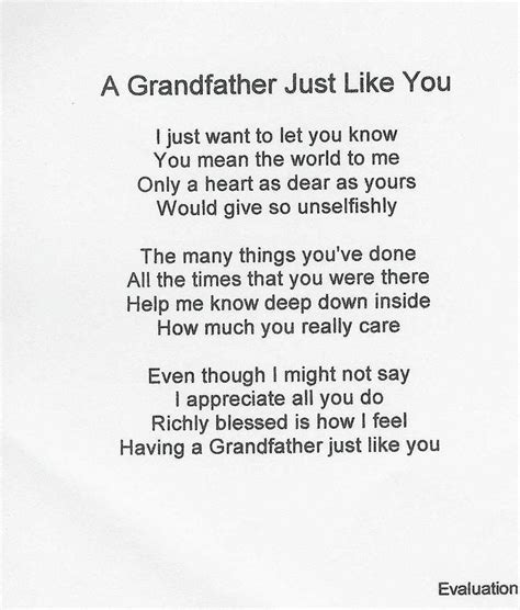 Grandpa Poems From Granddaughter Make Selection On Order