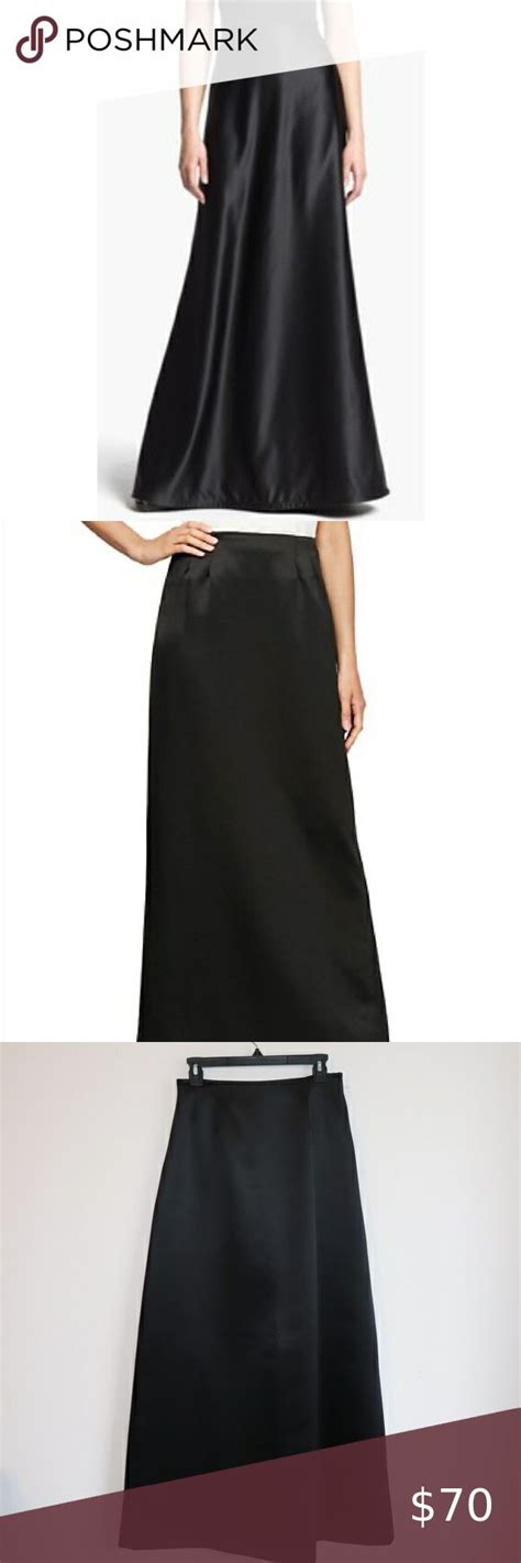 Jones New York Evening Black Maxi Skirt Gown 6 Black Maxi Skirt