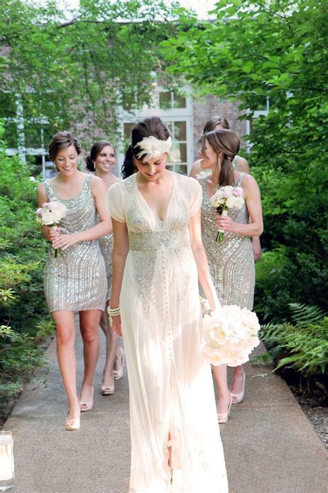 Wedding accessories featured art deco designs with a unique flare that will have your guests talking. 46 Great Gatsby Inspired Wedding Dresses and Accessories