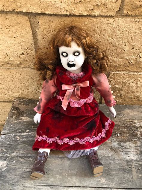 Ooak Sitting Screaming Creepy Horror Doll Art By Christie Creepydolls [730896] 75 00 Mystic