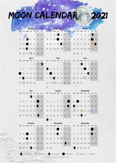 2024 Calendar With Moon Phases And Holidays Visit Now For Precision