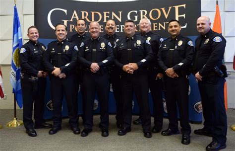 garden grove welcomes new police chief at swearing in ceremony behind the badge