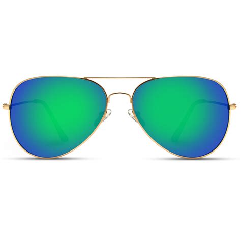 Walter Classic Polarized Lens Aviator Sunglasses Blue Green Tinted Aviators An Iconic