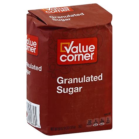 Value Corner Sugar Granulated 4 Lb Balduccis