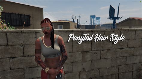Ponytail Hair Style For Mp Female Gta5