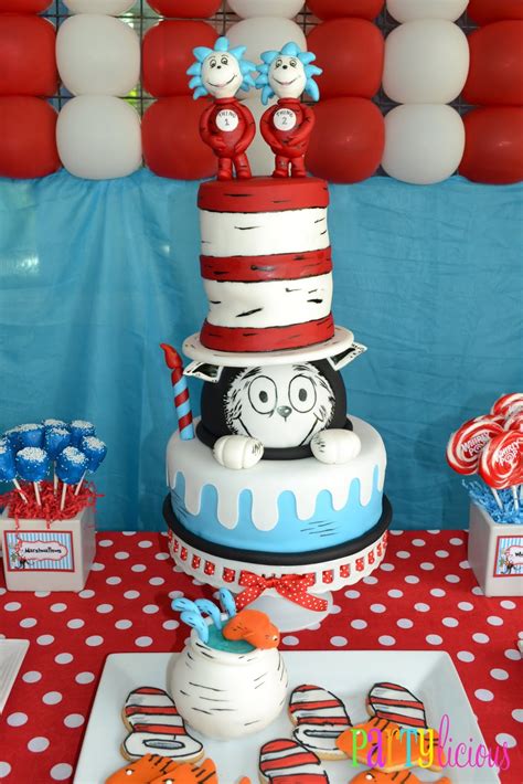Sit back and watch your favorite furry family member go bonkers catching and popping all the balloons. Partylicious Events PR: {The Cat in the Hat 1st Birthday}