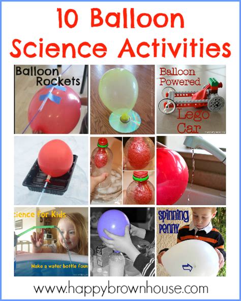 10 Balloon Science Activities Happy Brown House