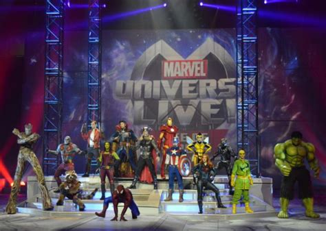 New Marvel Universe Live Show Age Of Heroes Behind The Scenes