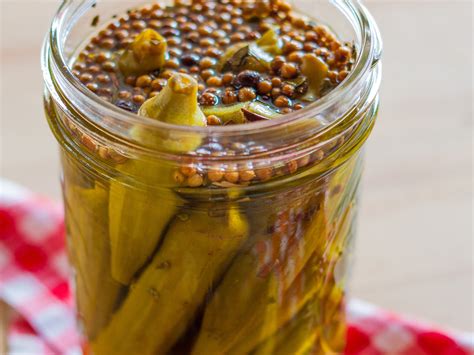 Combine salt, dill seed, water and vinegar in a large saucepot. Easy Pickled Okra Recipe - Emily Farris | Food & Wine