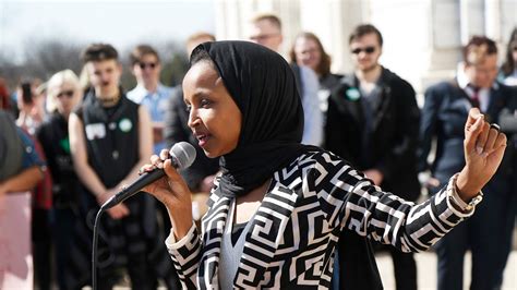 Rep Ilhan Omar Faces Hundreds Of Protesters Outside Cair Fundraiser In