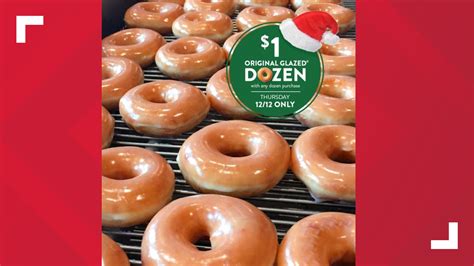 Get A Dozen Krispy Kreme Original Glazed Donuts For
