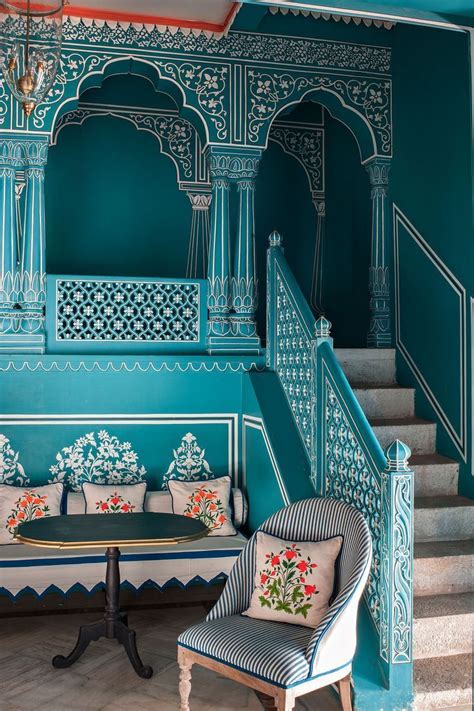 Jaipurs Most Picturesque Bar Traditional Interior Design Indian