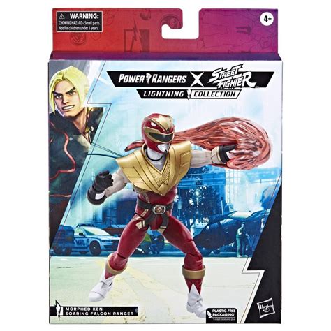 power rangers x street fighter lightning collection morphed ken soaring falcon ranger collab