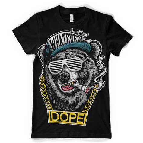 Hip Hop Bear Tee Shirt Design Tshirt Factory