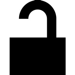 ✓ free for commercial use ✓ high quality images. Black lock unlocked icon - Free black lock icons